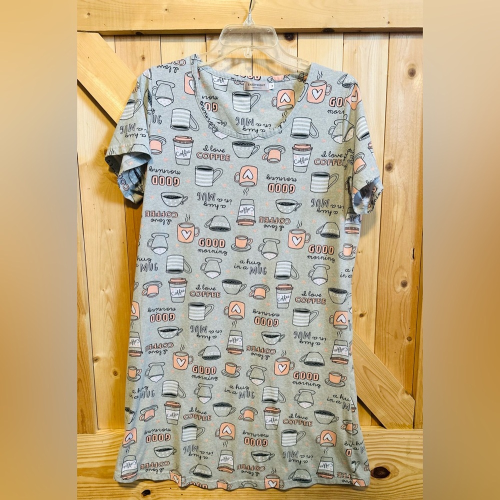 Coffee Mug scoop neck Nightgown